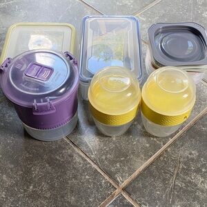 Set of 9 Snack Lunch Containers